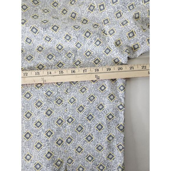 Ted Baker Diageo Mens Geometric Paisley Print Short Sleeve Shirt Size 4 (L) - Picture 3 of 6